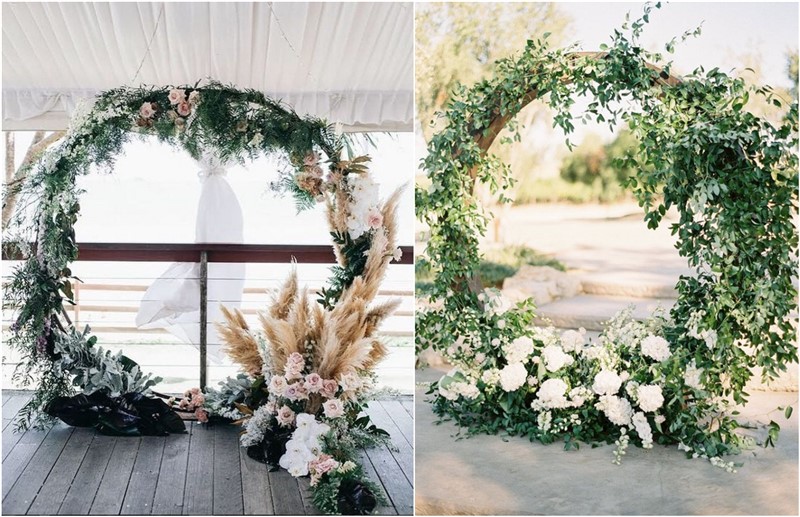 20 Circular Wedding Arches Decoration Ideas Oh The Wedding Day