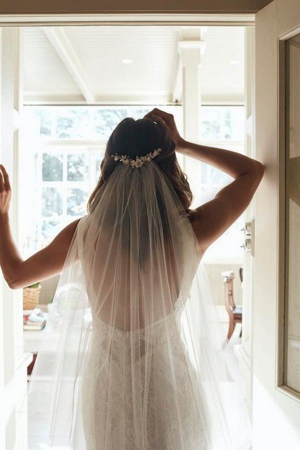 Half Up Wedding Hairstyles For Long Hair With Veil 15 BEAUTIFUL  Half Up Wedding Hairstyles For Long Hair With Veil 15 BEAUTIFUL