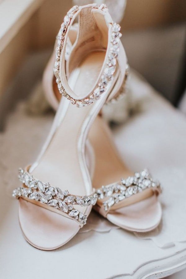 nude comfortable wedding shoes flat