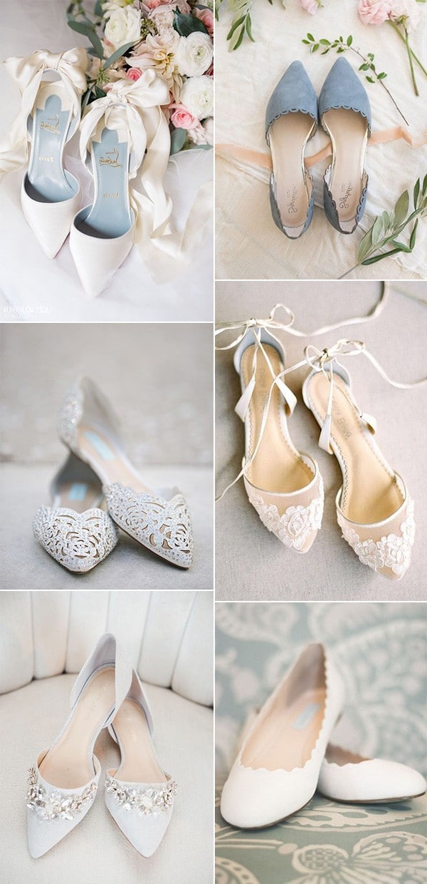 pretty flat wedding shoes 