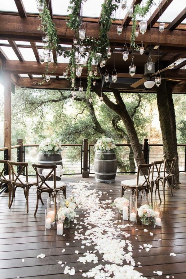 rustic small wedding ceremony ideas