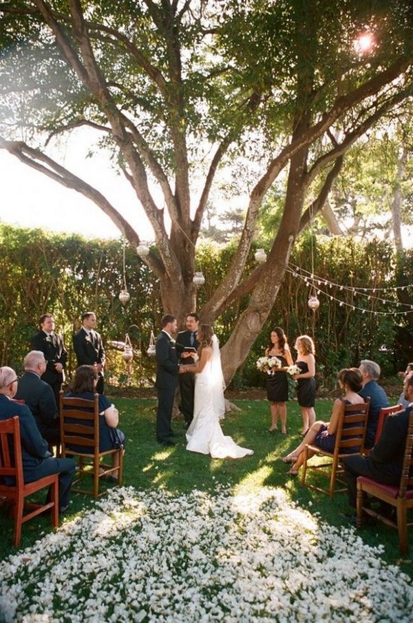 small outdoor wedding ceremony ideas