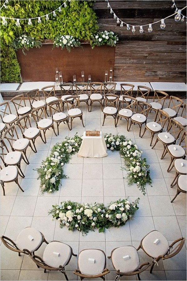 small wedding ceremony seating ideas on a budget