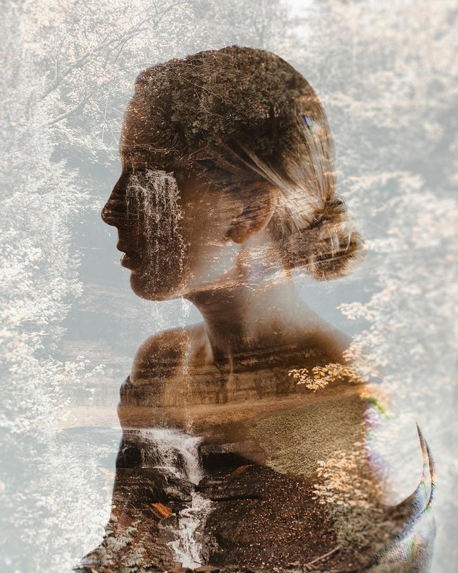 Romantic Double Exposure Wedding Photos Ideas #wedding #weddingphotos #weddingideas