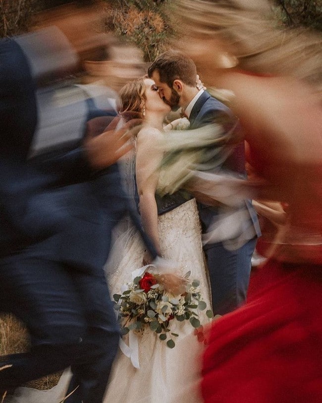 Romantic Double Exposure Wedding Photos Ideas #wedding #weddingphotos #weddingideas