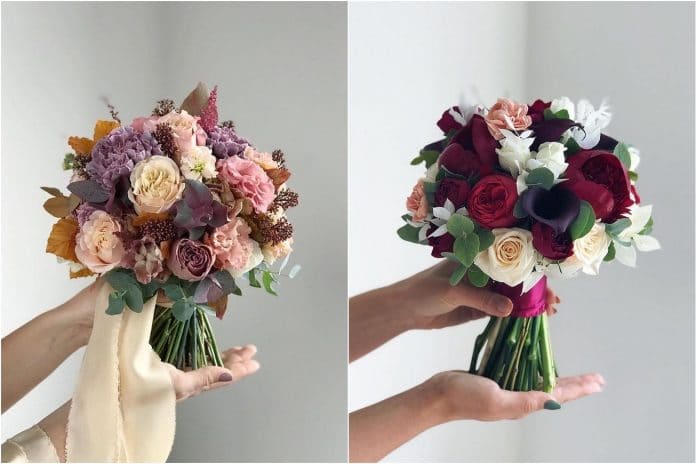 Unique wedding bouquet ideas from flowerna.ru