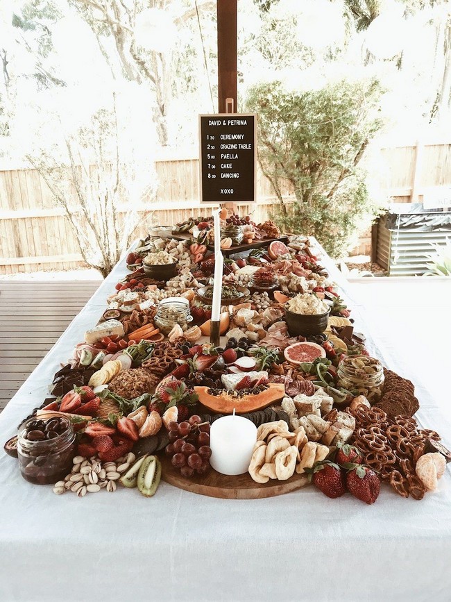 30 Delicious Wedding Charcuterie Table Food Ideas Oh The Wedding Day