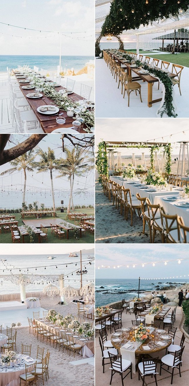 beach wedding reception decoration ideas for summer