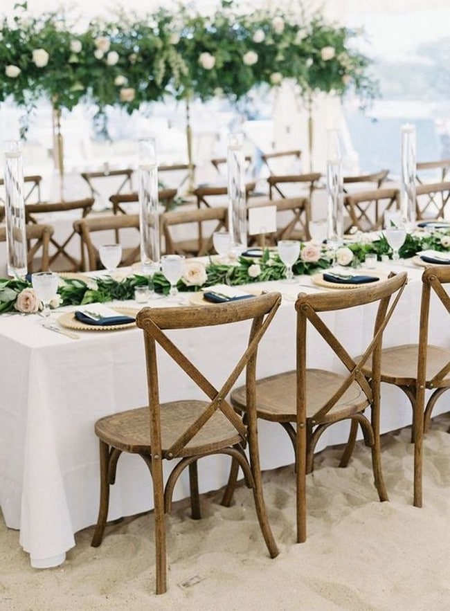 beach wedding reception ideas