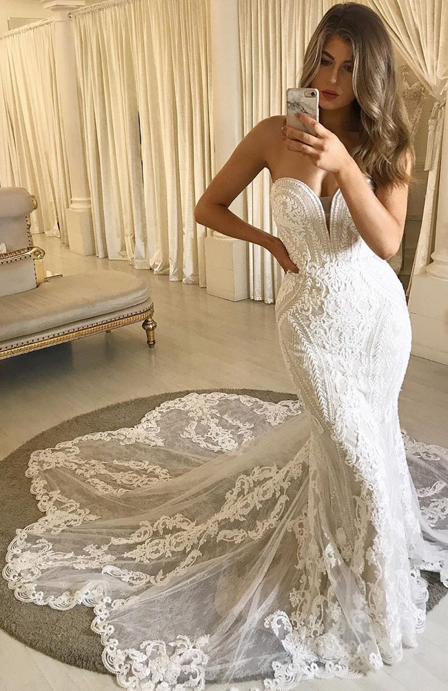 eleganza sposa Lace wedding dresses #wedding #weddingideas #weddingdresses