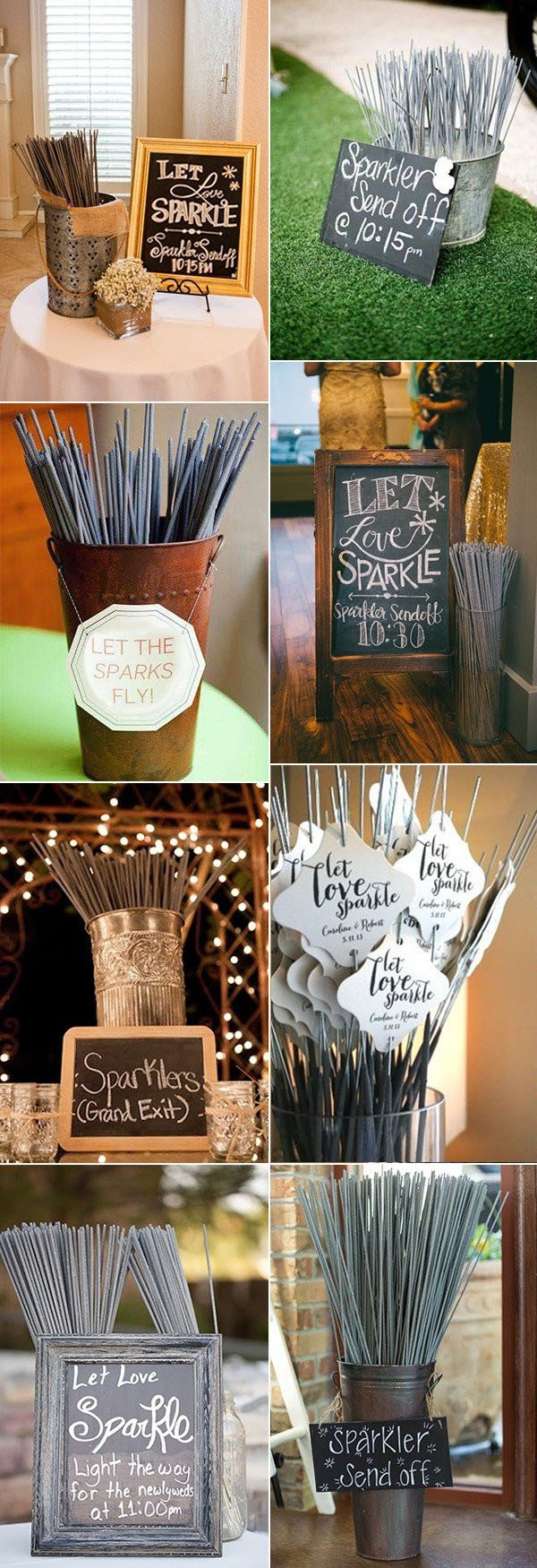 sparklers send off fall wedding ideas
