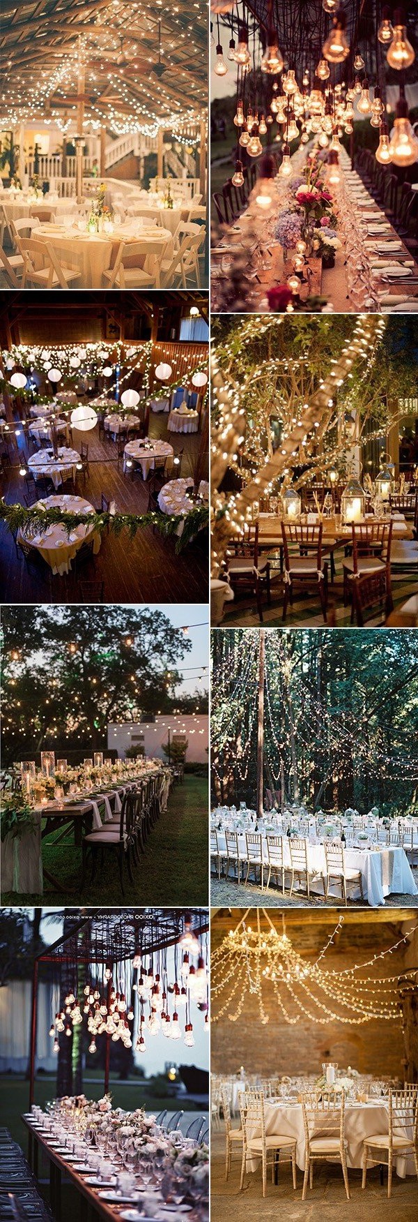 wedding reception table decoration ideas with lights for fall