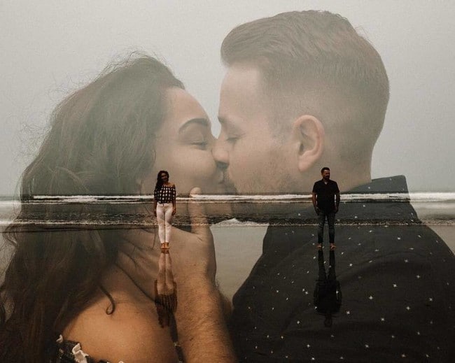 Double Exposure Engagement Photos #engagementphotos #engagement #photograph