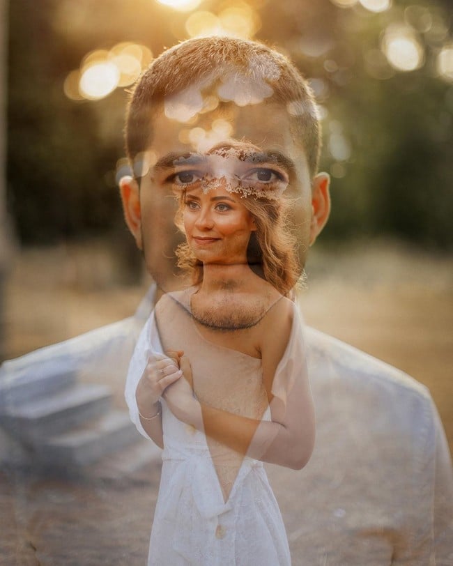 Double Exposure Engagement Photos #engagementphotos #engagement #photograph