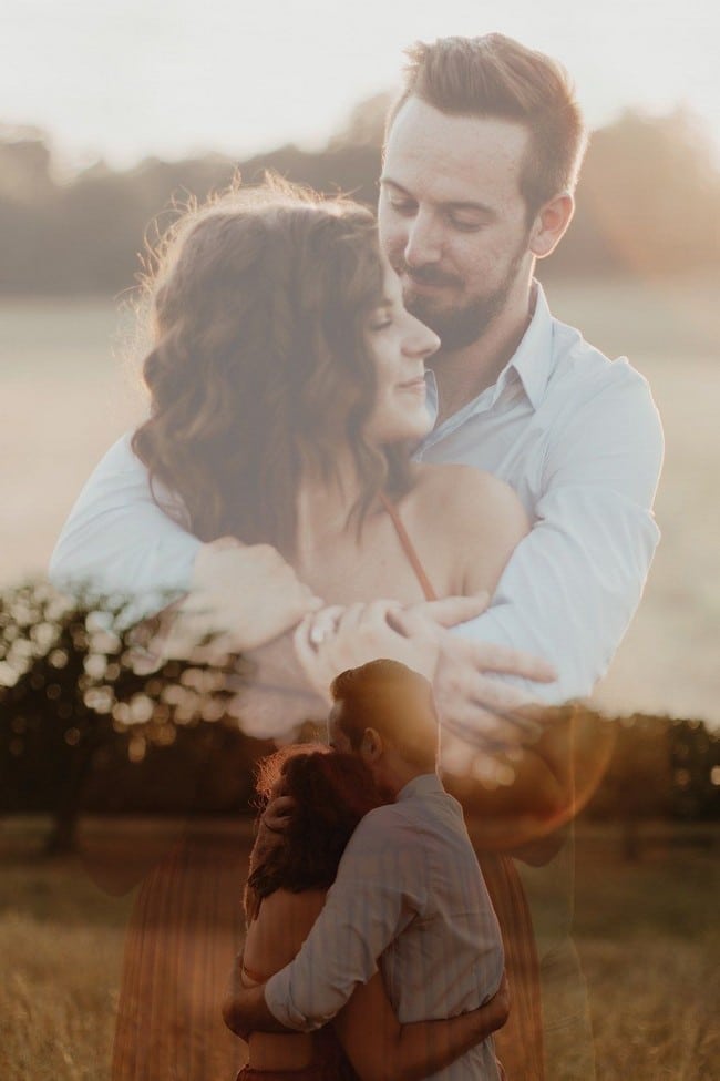 Double Exposure Engagement Photos #engagementphotos #engagement #photograph