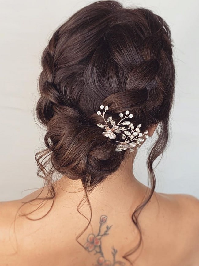 Olga Hampshire Wedding Updo Hairstyles #wedding #hair #hairstyles #weddingideas #weddingupdos