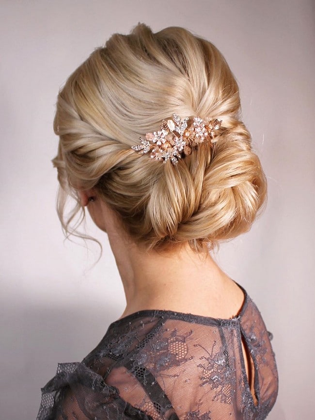 Olga Hampshire Wedding Updo Hairstyles #wedding #hair #hairstyles #weddingideas #weddingupdos