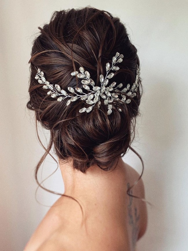 Olga Hampshire Wedding Updo Hairstyles #wedding #hair #hairstyles #weddingideas #weddingupdos