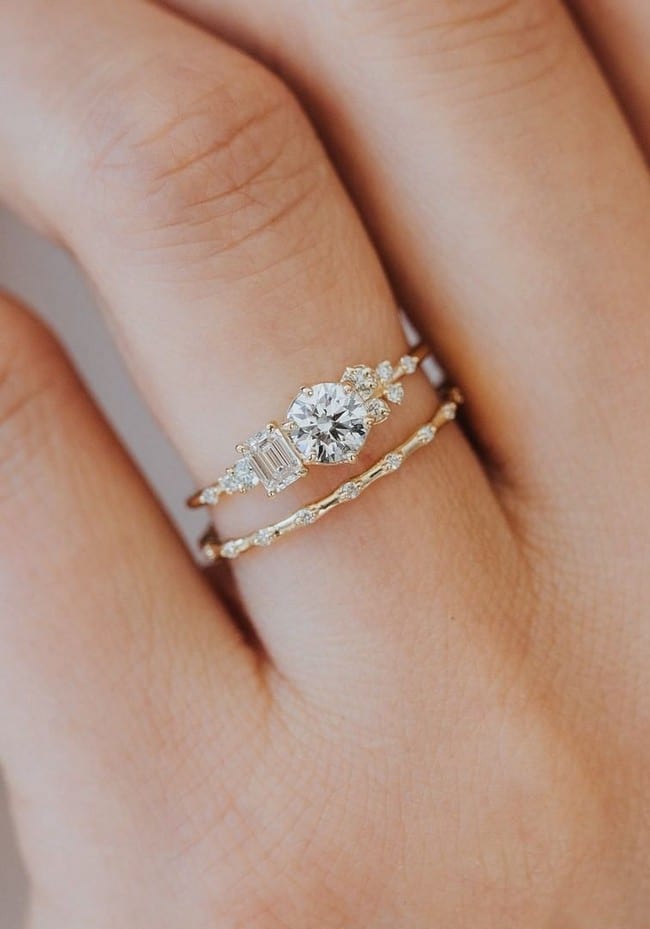 Vintage Engagement Rings and Wedding Bands from Melanie Casey Jewelry #rings #weddingrings #engagementrings