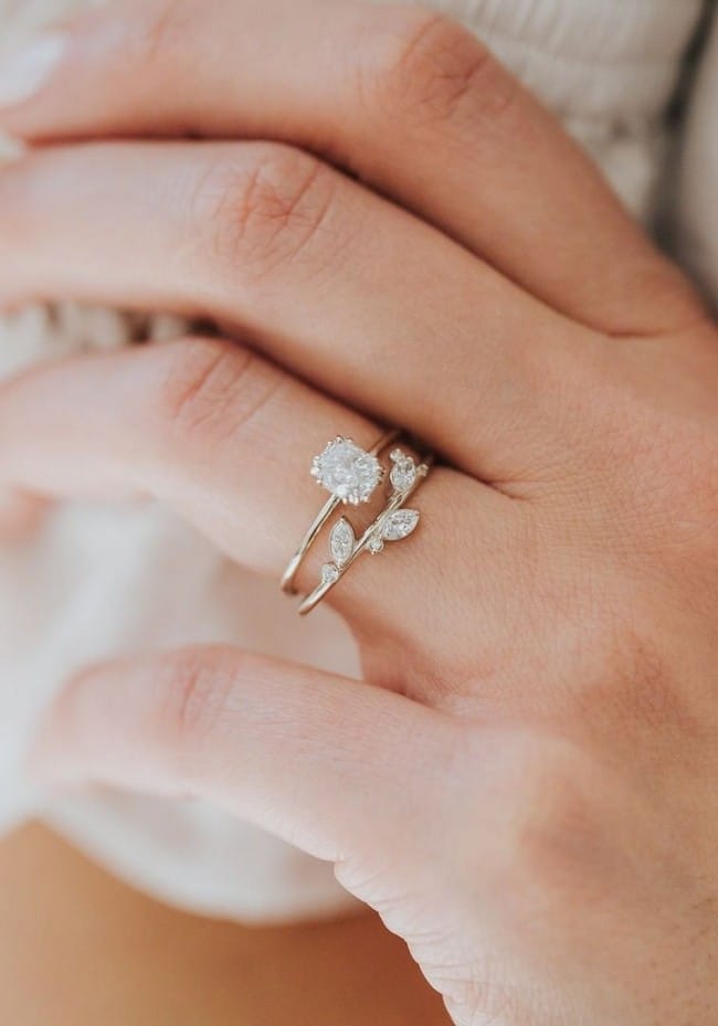 Vintage Engagement Rings and Wedding Bands from Melanie Casey Jewelry #rings #weddingrings #engagementrings