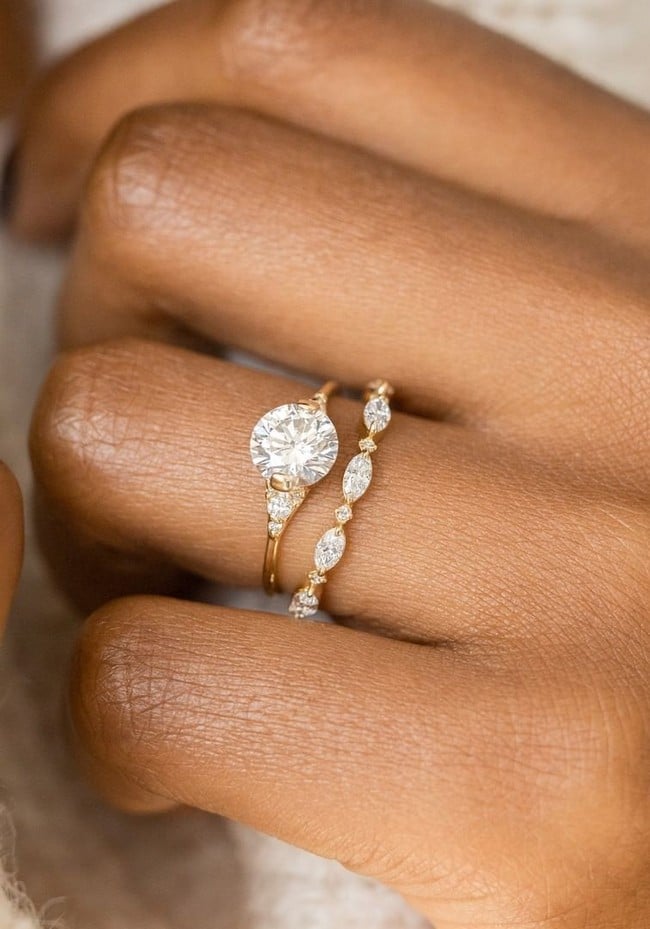 Vintage Engagement Rings and Wedding Bands from Melanie Casey Jewelry #rings #weddingrings #engagementrings