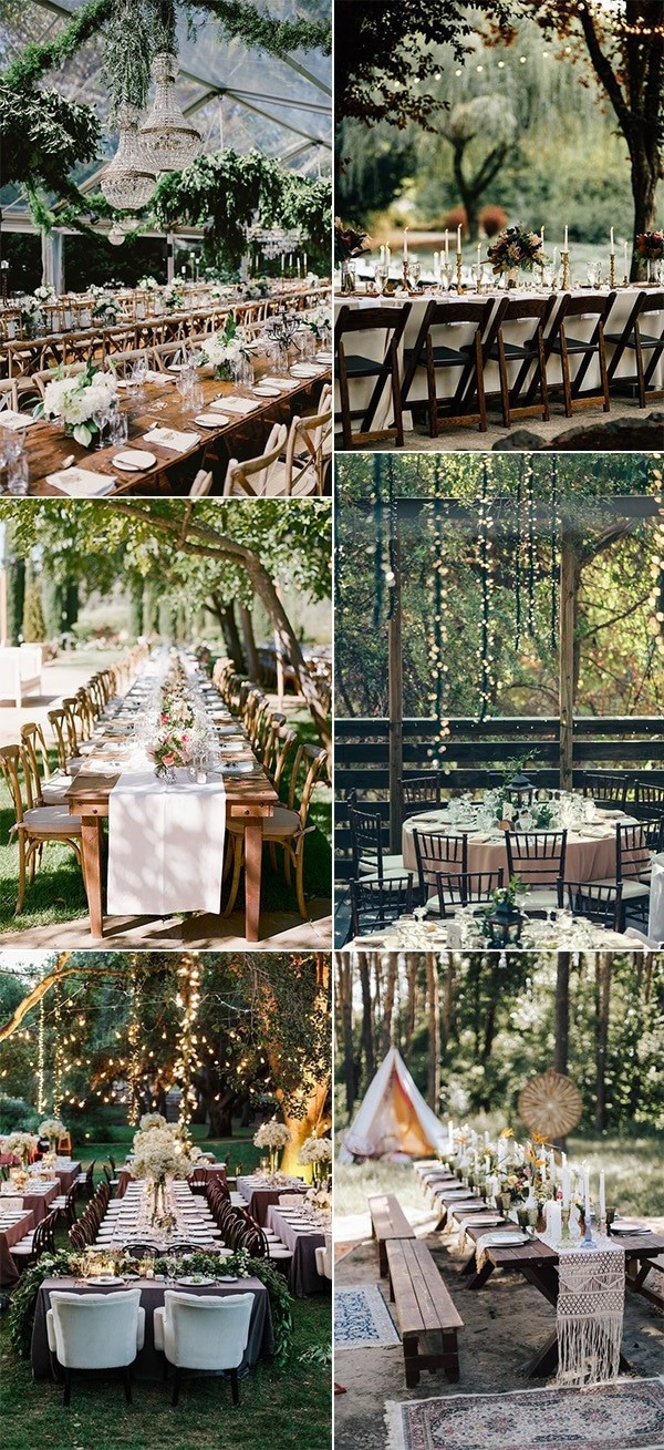 forest inspired wedding reception ideas for 2020