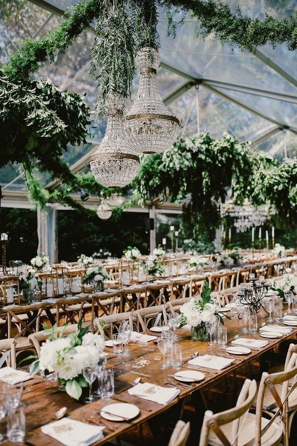 forest inspired wedding reception ideas