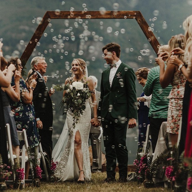 Bride And Groom Under Arch Wedding Photos #wedding #photos #weddingphotos #arches #weddingarches