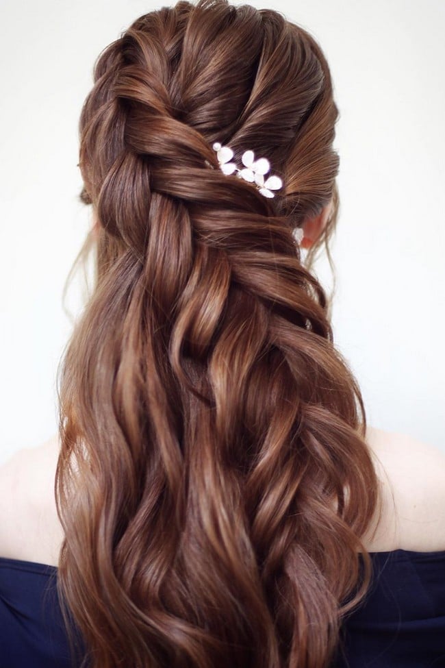 Long wedding hairstyles from lenabogucharskaya #wedding #weddingideas #hairstyles #weddingideas #weddinghair