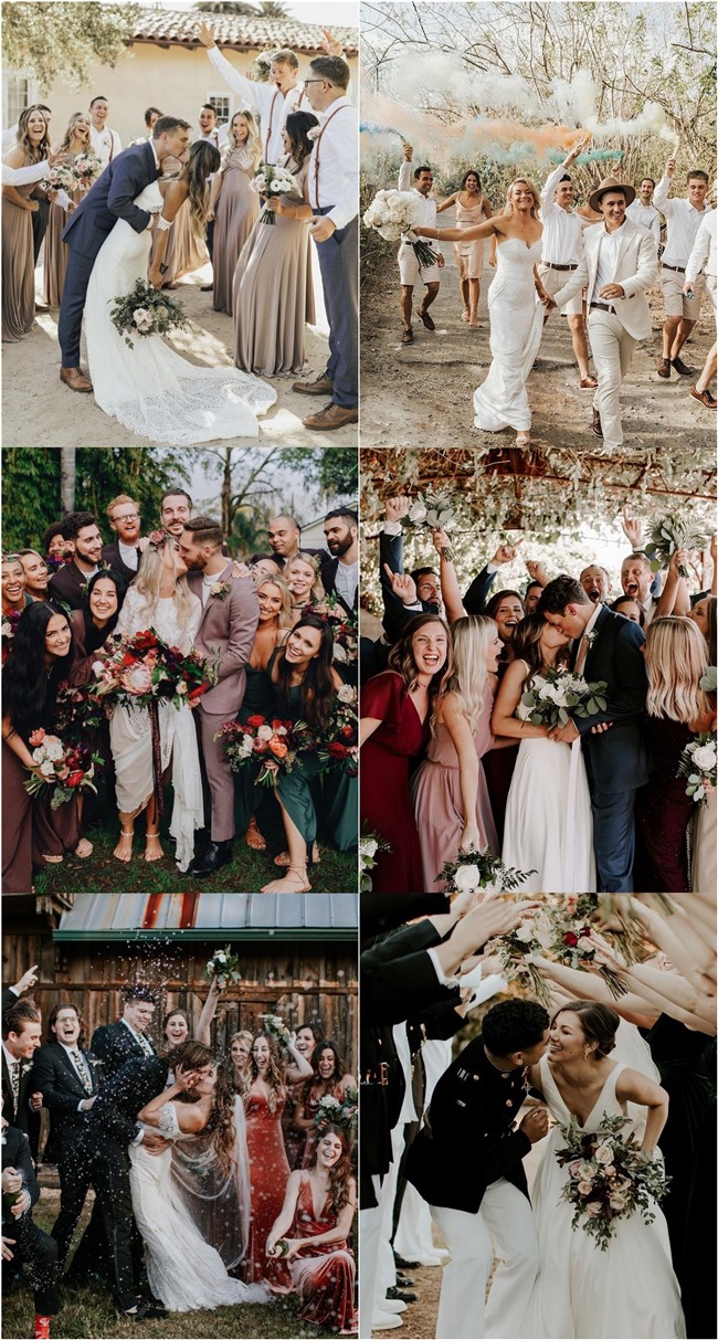 Wedding photos with bridesmaid and groomsmen #wedding #photo #weddingphotos #weddingideas